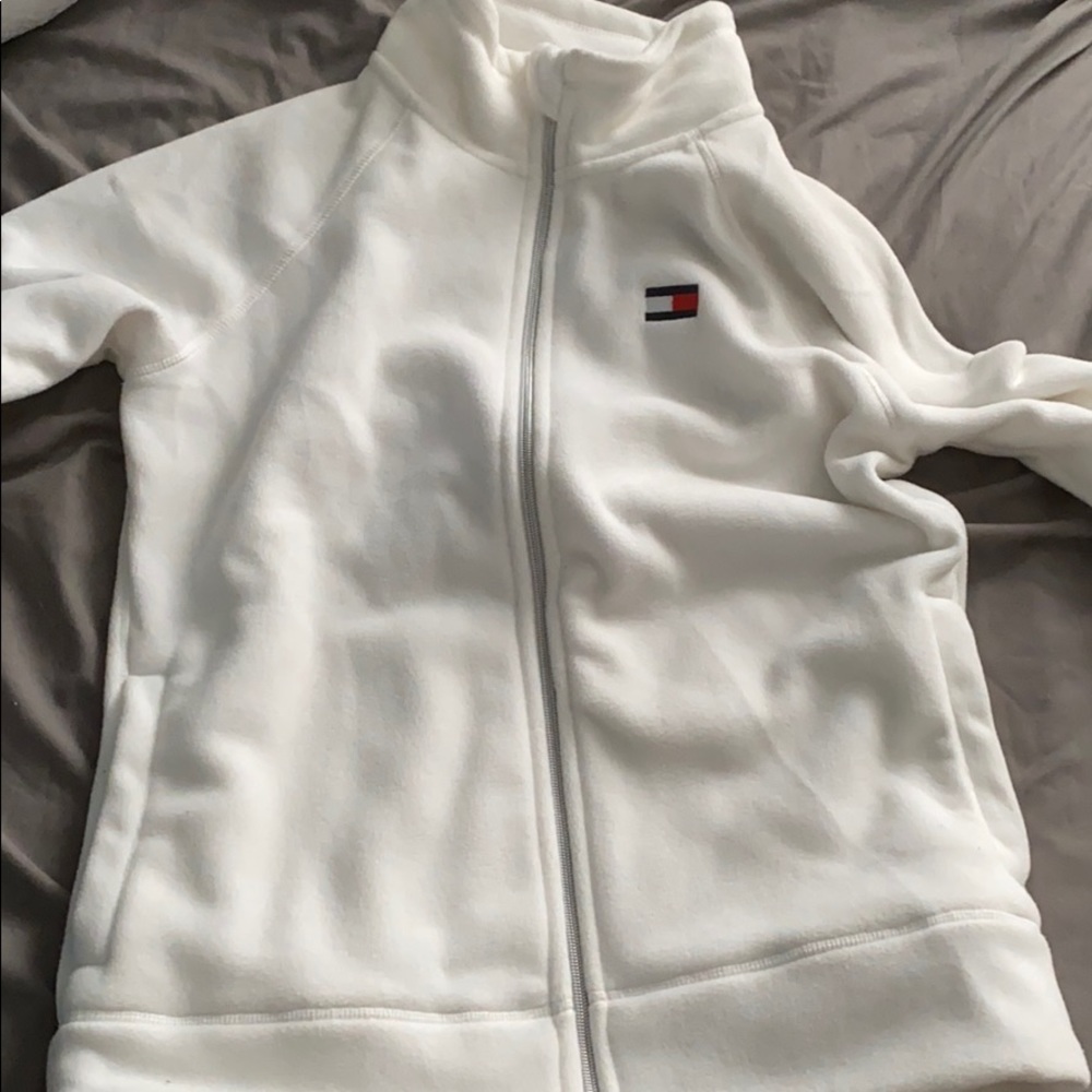 White Tommy Hilfiger jacket